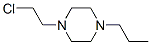 Piperazine, 1-(2-chloroethyl)-4-propyl- (9CI) Struktur