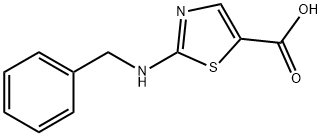 2-(BENZYLAMINO)-1,3-THIAZOLE-5-CARBOXYLIC ACID Struktur