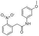 N-(3-METHOXY-PHENYL)-2-(2-NITRO-PHENYL)-ACETAMIDE Struktur