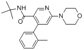 N-TERT-BUTYL-6-MORPHOLIN-4-YL-4-O-TOLYL-NICOTINAMIDE Struktur