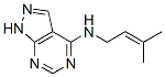 4-[(3-Methyl-2-butenyl)amino]-1H-pyrazolo[3,4-d]pyrimidine Struktur