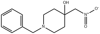 1-benzyl-4-(nitromethyl)piperidin-4-ol Struktur