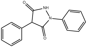 1,4-diphenylpyrazolidine-3,5-dione  Struktur