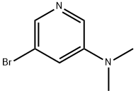 5-bromo-N,N-dimethylpyridin-3-amine Struktur