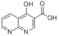 1,8-NAPHTHYRIDINE-3-CARBOXYLIC ACID, 4-HYDROXY Struktur