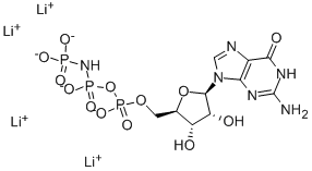 Guanylyl Imidodiphosphate Struktur