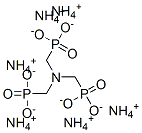 [nitrilotris(methylene)]trisphosphonic acid, ammonium salt Struktur