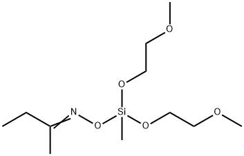 butan-2-one O-[bis(2-methoxyethoxy)methylsilyl]oxime Struktur