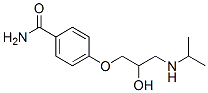 4-[2-Hydroxy-3-[(1-methylethyl)amino]propoxy]benzamide Struktur