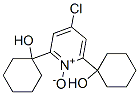 4-Chloro-2,6-bis(1-hydroxycyclohexyl)pyridine 1-oxide Struktur