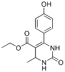 5-Pyrimidinecarboxylicacid,1,2,3,4-tetrahydro-6-(4-hydroxyphenyl)-4-methyl-2-oxo-,ethylester(9CI) Struktur