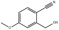 Benzonitrile, 2-(hydroxymethyl)-4-methoxy- (9CI) Struktur