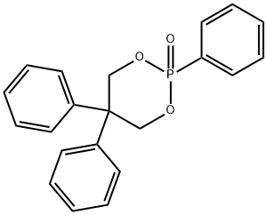 2,5,5-Triphenyl-1,3,2-dioxaphosphorinane 2-oxide Struktur