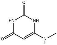 6-METHYLAMINOURACIL Struktur