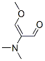 2-Propenal,2-(dimethylamino)-3-methoxy-,(2E)-(9CI) Struktur