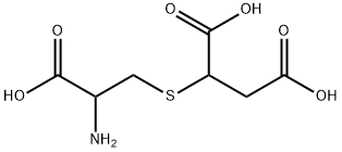 S-(1,2-dicarboxyethyl)cysteine Struktur