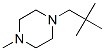 Piperazine, 1-(2,2-dimethylpropyl)-4-methyl- (9CI) Struktur