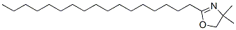 Oxazole, 2-heptadecyl-4,5-dihydro-4,4-dimethyl- Struktur