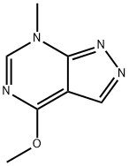 7H-Pyrazolo[3,4-d]pyrimidine,4-methoxy-7-methyl-(9CI) Struktur