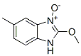 1H-Benzimidazole,2-methoxy-5-methyl-,3-oxide(9CI) Struktur