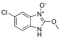 1H-Benzimidazole,5-chloro-2-methoxy-,3-oxide(9CI) Struktur