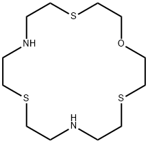 1-OXA-4,10,16-TRITHIA-7,13-DIAZACYCLOOCTADECANE Struktur