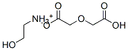 (2-hydroxyethyl)ammonium hydrogen oxydiacetate Struktur