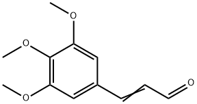 3,4,5-TRIMETHOXYCINNAMALDEHYDE Struktur