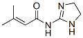 2-Butenamide,  N-(4,5-dihydro-1H-imidazol-2-yl)-3-methyl- Struktur