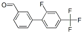 3-(2-Fluoro-4-(trifluoromethyl)phenyl)benzaldehyde Struktur