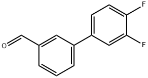 3',4'-DIFLUOROBIPHENYL-3-CARBALDEHYDE Struktur