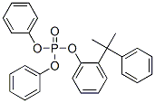 (1-methyl-1-phenylethyl)phenyl diphenyl phosphate Struktur