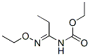 N-[1-(Ethoxyimino)propyl]carbamic acid ethyl ester Struktur