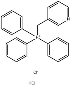 3-PYRIDYLMETHYL-TRIPHENYL PHOSPHONIUM CHLORIDE HYDROCHLORIDE Struktur