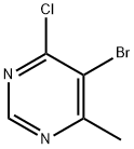 5-BROMO-4-CHLORO-6-METHYLPYRIMIDINE Struktur