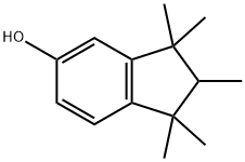 1,1,2,3,3-pentamethylindan-5-ol  Struktur