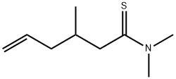 5-Hexenethioamide,  N,N,3-trimethyl- Struktur