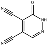 1,6-DIHYDRO-6-OXO-5-PYRIDAZINEDICARBONITRILE Struktur