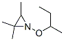 Aziridine, 2,2,3-trimethyl-1-(1-methylpropoxy)- (9CI) Struktur