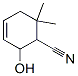 3-Cyclohexene-1-carbonitrile, 2-hydroxy-6,6-dimethyl- (9CI) Struktur