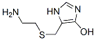 1H-Imidazol-4-ol,  5-[[(2-aminoethyl)thio]methyl]-  (9CI) Struktur