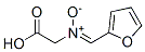 Glycine, N-(2-furanylmethylene)-, N-oxide (9CI) Struktur