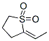 Thiophene, 2-ethylidenetetrahydro-, 1,1-dioxide (9CI) Struktur