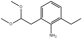 Benzenamine, 2-(2,2-dimethoxyethyl)-6-ethyl- (9CI) Struktur