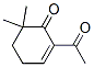 2-Cyclohexen-1-one, 2-acetyl-6,6-dimethyl- (9CI) Struktur