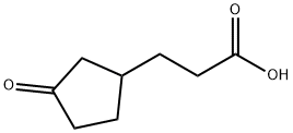 3-(3-Oxo-cyclopentyl)-propionic acid Struktur