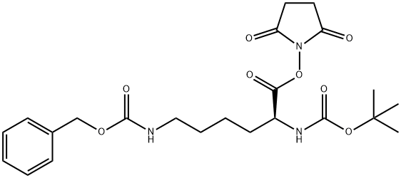 BOC-LYS(Z)-OSU Struktur