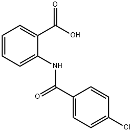 2-[(4-CHLOROBENZOYL)AMINO]BENZOIC ACID Struktur