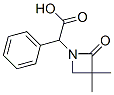 1-Azetidineacetic  acid,  3,3-dimethyl-2-oxo--alpha--phenyl- Struktur