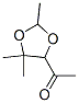 Ethanone, 1-(2,5,5-trimethyl-1,3-dioxolan-4-yl)- (9CI) Struktur